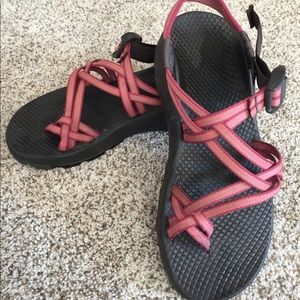 Pink Chaco double strap
